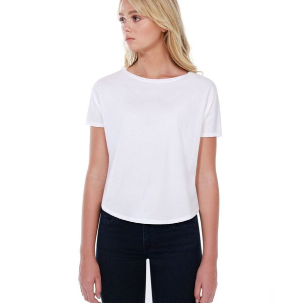 Ladies' 3.5 oz., 100% Cotton New Dolman T-Shirt Thumbnail