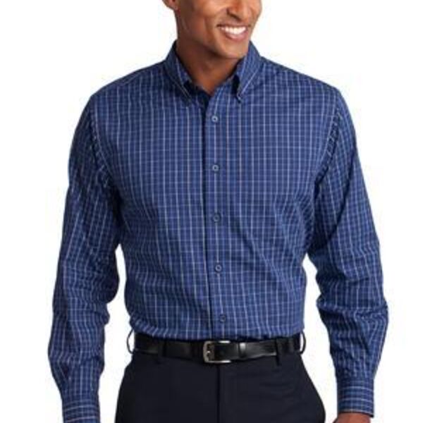 Tall Tattersall Easy Care Shirt Thumbnail