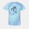 Multi-Color Spiral Tie-Dyed T-Shirt Thumbnail