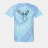 Multi-Color Spiral Tie-Dyed T-Shirt Thumbnail