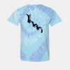 Multi-Color Spiral Tie-Dyed T-Shirt Thumbnail