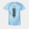 Multi-Color Spiral Tie-Dyed T-Shirt Thumbnail