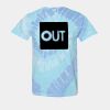 Multi-Color Spiral Tie-Dyed T-Shirt Thumbnail