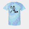 Multi-Color Spiral Tie-Dyed T-Shirt Thumbnail