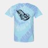 Multi-Color Spiral Tie-Dyed T-Shirt Thumbnail