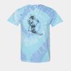 Multi-Color Spiral Tie-Dyed T-Shirt Thumbnail