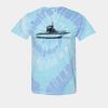 Multi-Color Spiral Tie-Dyed T-Shirt Thumbnail