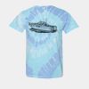 Multi-Color Spiral Tie-Dyed T-Shirt Thumbnail